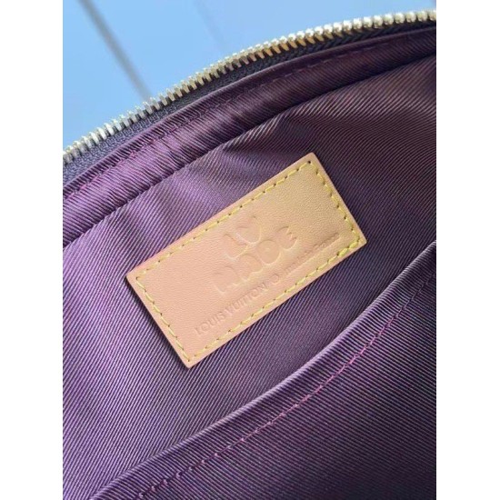 Replica perfetta Borsa a tracolla Louis Vuitton Trio Monogram Stripes Canvas M45965 Imitazione Outlet Online