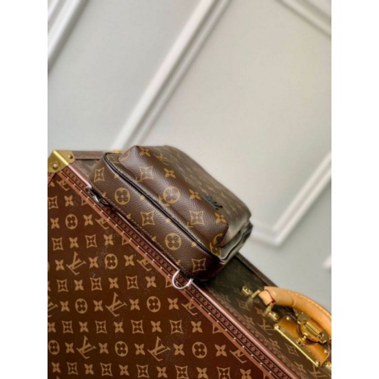 Miglior Falso Borsa a tracolla Louis Vuitton Avenue Monogram Macassar Canvas M46327 Economiche Premium