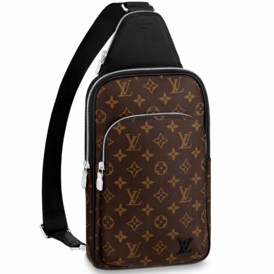 Miglior Falso Borsa a tracolla Louis Vuitton Avenue Monogram Macassar Canvas M46327 Economiche Premium
