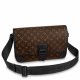 Perfette Qualità Repliche Louis Vuitton Archy Messenger MM Bag Monogram Macassar Canvas M46328 Imitazione