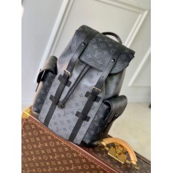 Replica perfetta Zaino Louis Vuitton Christopher PM Zaino Monogram Eclipse Canvas M46331 Imitazione Outlet Online