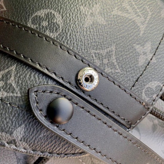 Replica perfetta Zaino Louis Vuitton Christopher PM Zaino Monogram Eclipse Canvas M46331 Imitazione Outlet Online