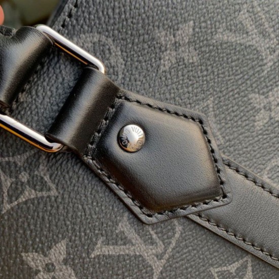 Miglior Falso Louis Vuitton Sac Plat 24H Borsa Monogram Eclipse Canvas M46451 Economiche Premium