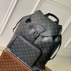Migliore Repliche Zaino Louis Vuitton Montsouris Tela Monogram Eclipse M46683 Economiche Outlet Online