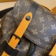 Replica perfetta Zaino Louis Vuitton Christopher MM Monogramma Tela Macassar M46686 Imitazione Outlet Online