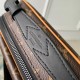 Replica perfetta Borsa a tracolla Louis Vuitton S-Lock Monogram Tela Macassar M46688 Imitazione Outlet Online