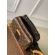 Replica perfetta Borsa a tracolla Louis Vuitton S-Lock Monogram Tela Macassar M46688 Imitazione Outlet Online