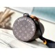 Replica perfetta Polochon morbido Louis Vuitton MM Borsa Monogram Macassar Canvas M46691 Imitazione Outlet Online