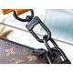 Replica perfetta Polochon morbido Louis Vuitton MM Borsa Monogram Macassar Canvas M46691 Imitazione Outlet Online