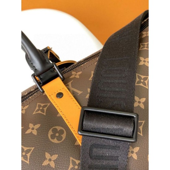 Miglior Falso Louis Vuitton Keepall Bandouliere 55 Borsa Monogram Macassar Canvas M46702 Economiche Premium