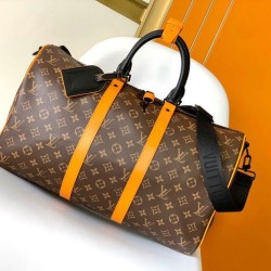 Migliore Repliche Louis Vuitton Keepall Bandouliere 45 Borsa Tela Monogram Macassar M46703 Economiche Outlet Online