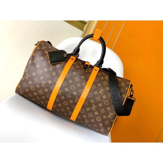 Migliore Repliche Louis Vuitton Keepall Bandouliere 45 Borsa Tela Monogram Macassar M46703 Economiche Outlet Online