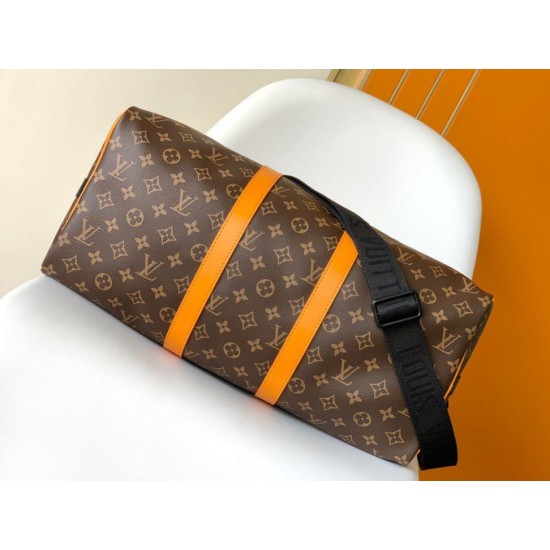 Migliore Repliche Louis Vuitton Keepall Bandouliere 45 Borsa Tela Monogram Macassar M46703 Economiche Outlet Online