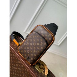 Migliore Repliche Borsa a tracolla Louis Vuitton Avenue NM Monogram Macassar Canvas M46718 Economiche Outlet Online