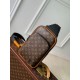 Migliore Repliche Borsa a tracolla Louis Vuitton Avenue NM Monogram Macassar Canvas M46718 Economiche Outlet Online