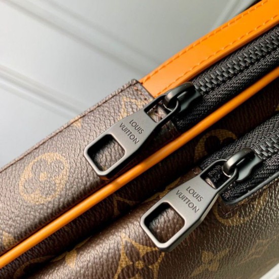 Migliore Repliche Borsa a tracolla Louis Vuitton Avenue NM Monogram Macassar Canvas M46718 Economiche Outlet Online