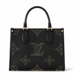Migliore Repliche Louis Vuitton OnTheGo PM Bag con borchie M46733 Economiche Outlet Online