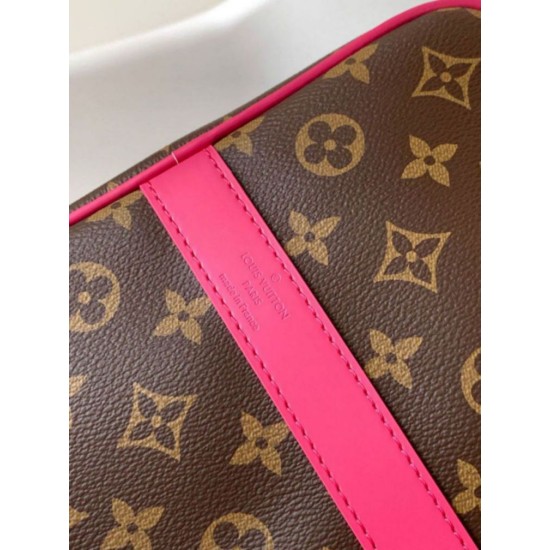 Perfette Qualità Repliche Louis Vuitton Keepall Bandouliere 50 Borsa Monogram Macassar Canvas M46773 Imitazione
