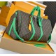Replica perfetta Louis Vuitton Keepall Bandouliere 50 Borsa Tela Monogram Macassar M46774 Imitazione Outlet Online