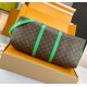 Replica perfetta Louis Vuitton Keepall Bandouliere 50 Borsa Tela Monogram Macassar M46774 Imitazione Outlet Online