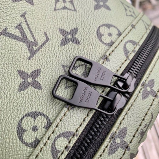 Perfette Qualità Repliche Zaino Louis Vuitton Discovery PM Tela monogramma verde M46802 Imitazione