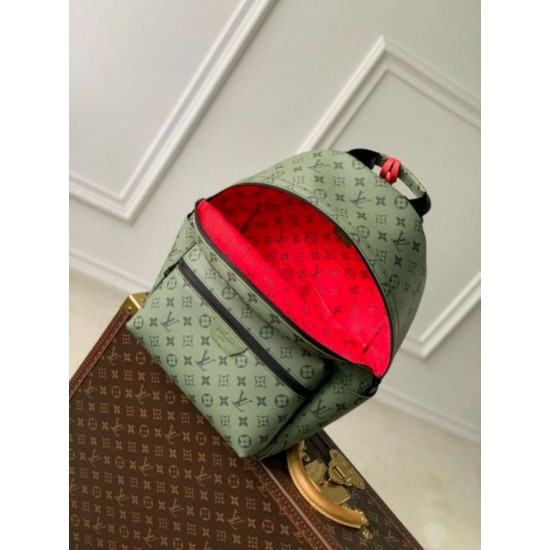 Perfette Qualità Repliche Zaino Louis Vuitton Discovery PM Tela monogramma verde M46802 Imitazione
