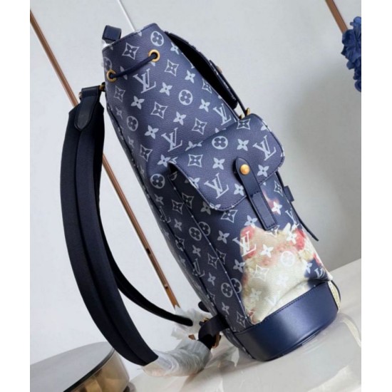Miglior Falso Zaino Louis Vuitton Christopher MM Zaino Monogram Bleach Canvas M46805 Economiche Premium