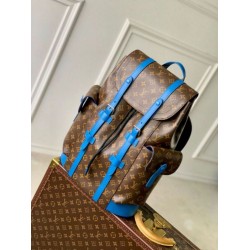 Migliore Repliche Zaino Louis Vuitton Christopher MM Zaino Monogram Macassar Canvas M46813 Economiche Outlet Online