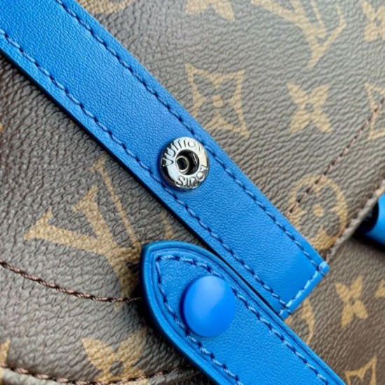 Migliore Repliche Zaino Louis Vuitton Christopher MM Zaino Monogram Macassar Canvas M46813 Economiche Outlet Online