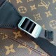 Migliore Repliche Zaino Louis Vuitton Christopher MM Zaino Monogram Macassar Canvas M46813 Economiche Outlet Online