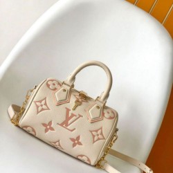 Replica perfetta Borsa Louis Vuitton Speedy Bandouliere 20 Monogram Empreinte M46875 Imitazione Outlet Online
