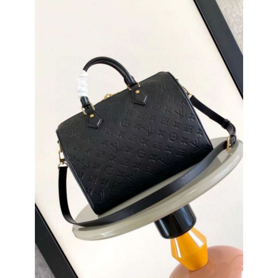 Miglior Falso Borsa Louis Vuitton Speedy Soft 30 Monogram Empreinte M47186 Economiche Premium