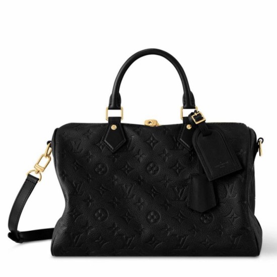 Miglior Falso Borsa Louis Vuitton Speedy Soft 30 Monogram Empreinte M47186 Economiche Premium