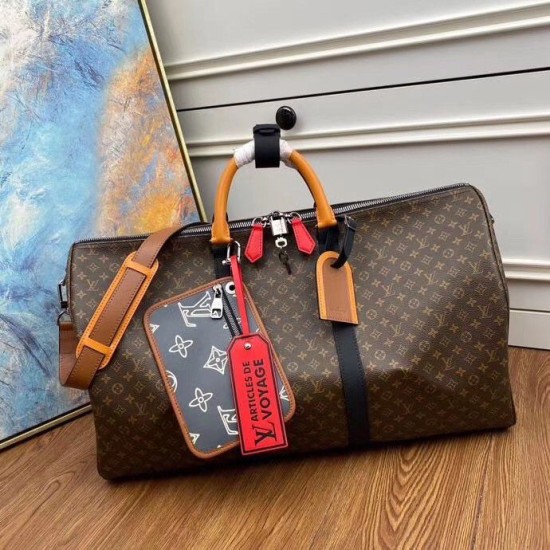 Perfette Qualità Repliche Louis Vuitton Keepall Bandouliere 50 Borsa Patchwork M56855 Imitazione Miglior Falso Louis Vuitton Keepall Bandouliere 50 Borsa Patchwork M56855 Economiche Premium