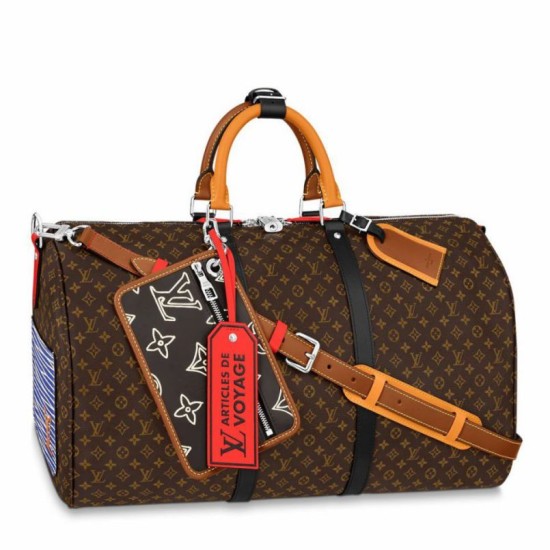 Perfette Qualità Repliche Louis Vuitton Keepall Bandouliere 50 Borsa Patchwork M56855 Imitazione Miglior Falso Louis Vuitton Keepall Bandouliere 50 Borsa Patchwork M56855 Economiche Premium