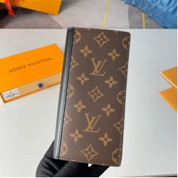 Miglior Falso Portafoglio Louis Vuitton Brazza Tela Monogram Macassar M69410 Economiche Premium