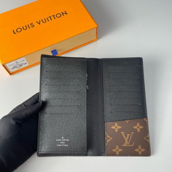 Miglior Falso Portafoglio Louis Vuitton Brazza Tela Monogram Macassar M69410 Economiche Premium