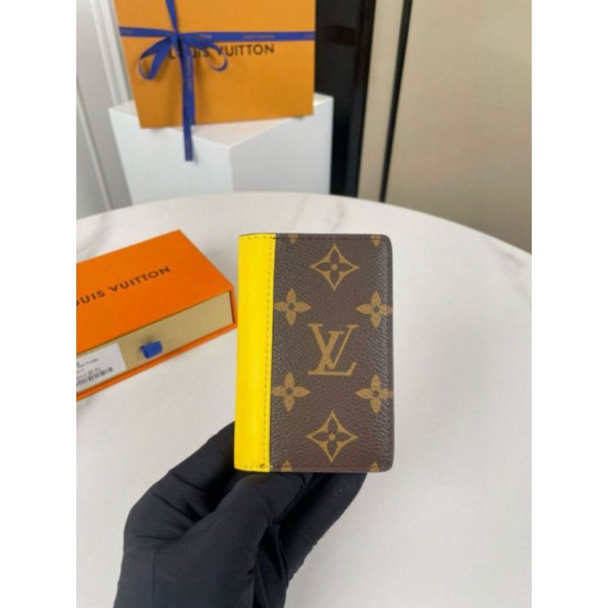 Miglior Falso Louis Vuitton Pocket Organizer Monogram Macassar Canvas M82955 Economiche Premium