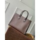 Miglior Falso Borsa Louis Vuitton OnTheGo MM Damier Ebene Tela N00065 Economiche Premium