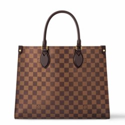 Miglior Falso Borsa Louis Vuitton OnTheGo MM Damier Ebene Tela N00065 Economiche Premium