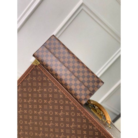 Miglior Falso Borsa Louis Vuitton OnTheGo MM Damier Ebene Tela N00065 Economiche Premium