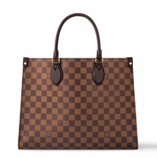 Miglior Falso Borsa Louis Vuitton OnTheGo MM Damier Ebene Tela N00065 Economiche Premium