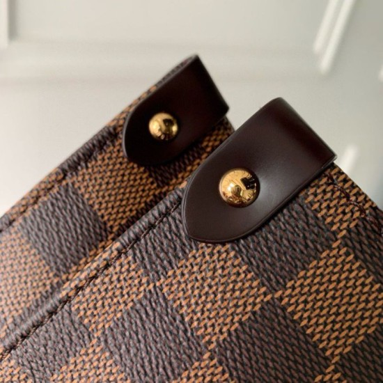 Miglior Falso Borsa Louis Vuitton OnTheGo MM Damier Ebene Tela N00065 Economiche Premium