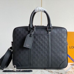 Perfette Qualità Repliche Louis Vuitton Porte Documents Voyage PM Damier Infini N40444 Imitazione