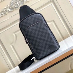 Replica perfetta Borsa a tracolla Louis Vuitton Avenue Damier Graphite Canvas N45302 Imitazione Outlet Online