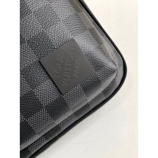 Replica perfetta Borsa a tracolla Louis Vuitton Avenue Damier Graphite Canvas N45302 Imitazione Outlet Online