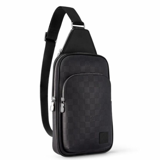 Perfette Qualità Repliche Borsa a tracolla Louis Vuitton Avenue NM Damier Infini N45303 Imitazione
