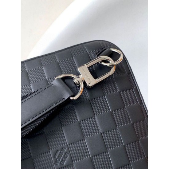 Perfette Qualità Repliche Borsa a tracolla Louis Vuitton Avenue NM Damier Infini N45303 Imitazione