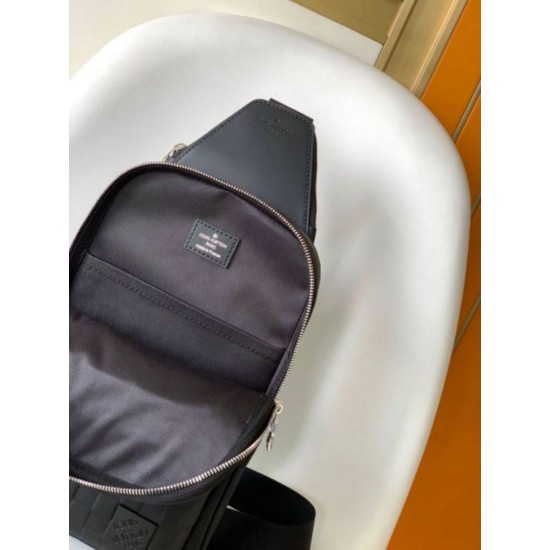 Perfette Qualità Repliche Borsa a tracolla Louis Vuitton Avenue NM Damier Infini N45303 Imitazione