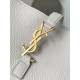Replica perfetta YSL Saint Laurent LE 5 A 7 Borsa Tote Bea Bianca Granulata Imitazione Outlet Online